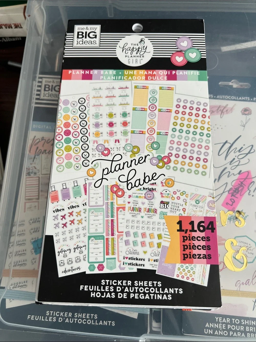 Lot # 5 Happy Planner Sticker Books Used
